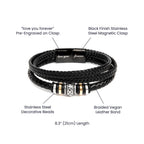 Love You Forever To My Grandson Bracelet Will Never Lose