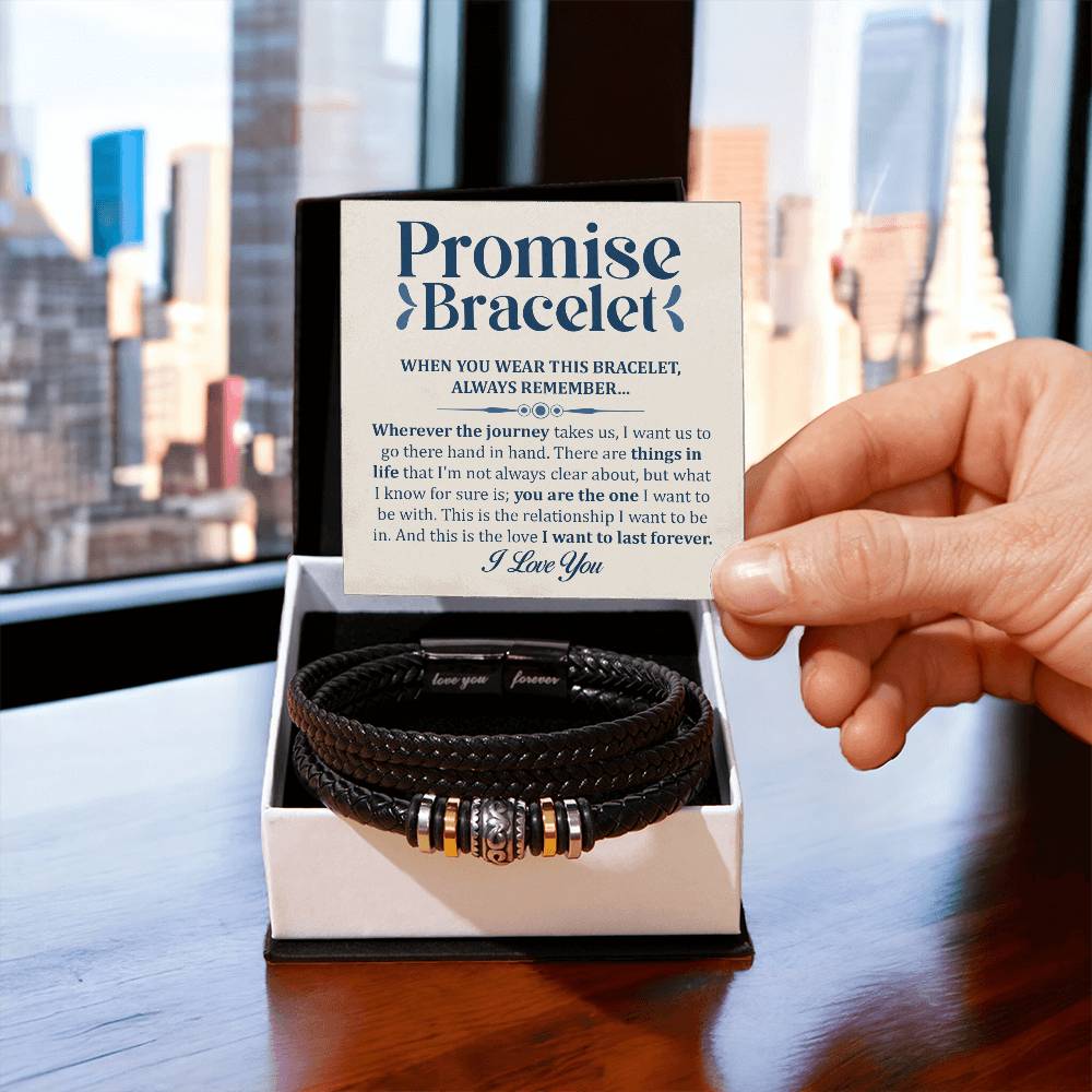 Love You Forever Promise Bracelet You Are The One