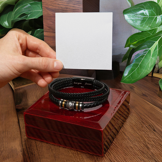 Love You Forever To My Grandson Bracelet Believe Deep