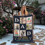 Best Dad Ever - Woven Blanket